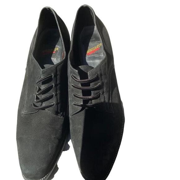 Aerosoles Heely Black Suede slip ons - Picture 3 of 5